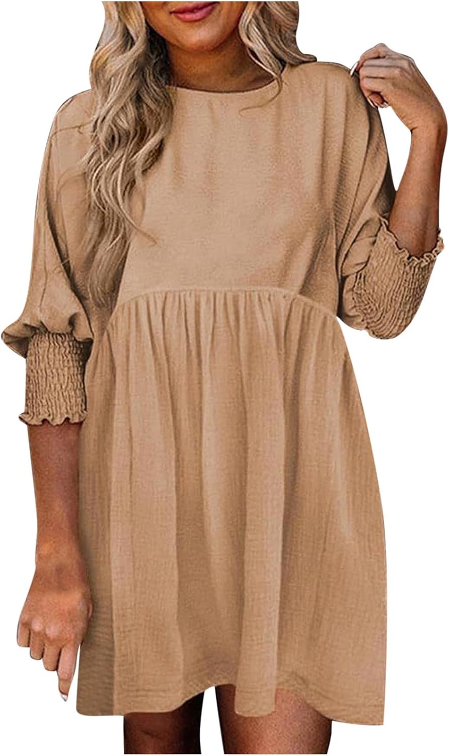 Felicity | Women's Ruched Long Sleeve Mini Dress