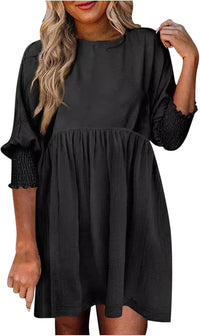 Felicity | Women's Ruched Long Sleeve Mini Dress