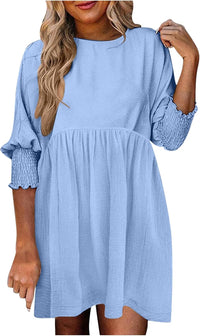 Felicity | Women's Ruched Long Sleeve Mini Dress