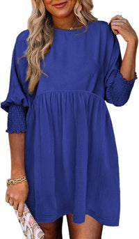 Felicity | Women's Ruched Long Sleeve Mini Dress
