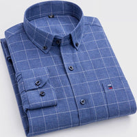 Fenwick | Men's Plaid Long Sleeve Button-Down Shirt