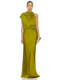 Evaes Dress Eaves Noss Gown In Peridot Green Minor Flaw Color: Green