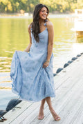Fields Of Love Maxi Dress Blue