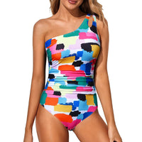 Fiona | Women's One Shoulder Ruched Swimsuit