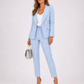 Fleur | Women's Double Breasted Tailored Suit Set