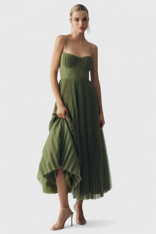 Hylyana | Elegant Dress Green