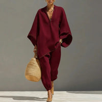 Floriane | Women's Batwing Sleeve Two Piece Set
