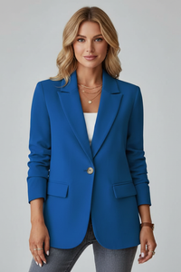 Francesca | Women's Single Button Notched Lapel Blazer