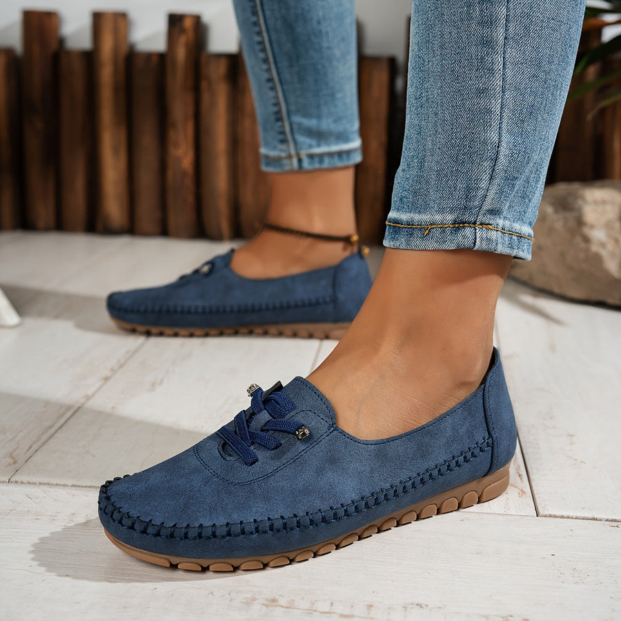 Freya | Women's Lace Up Comfort Loafers