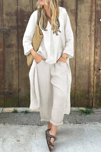 Freya | Women's V-Neck Two Piece Set