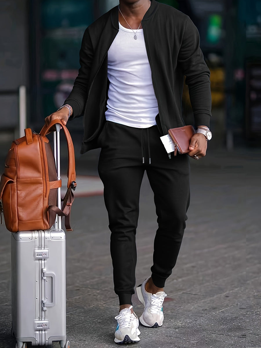 Gareth | Men's Full Zip Tracksuit Set