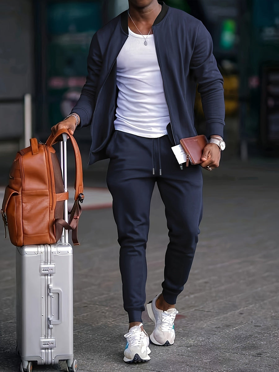 Gareth | Men's Full Zip Tracksuit Set