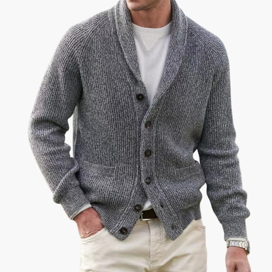 Gavan | Men's Shawl Collar Button Front Cardigan