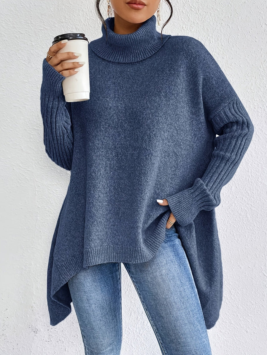 Gemara | Women's Oversized Turtleneck Sweater