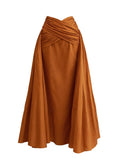 Gia Maxi Skirt Orange