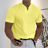Griffon | Men's V-Neck Short Sleeve Slim Fit T-Shirt