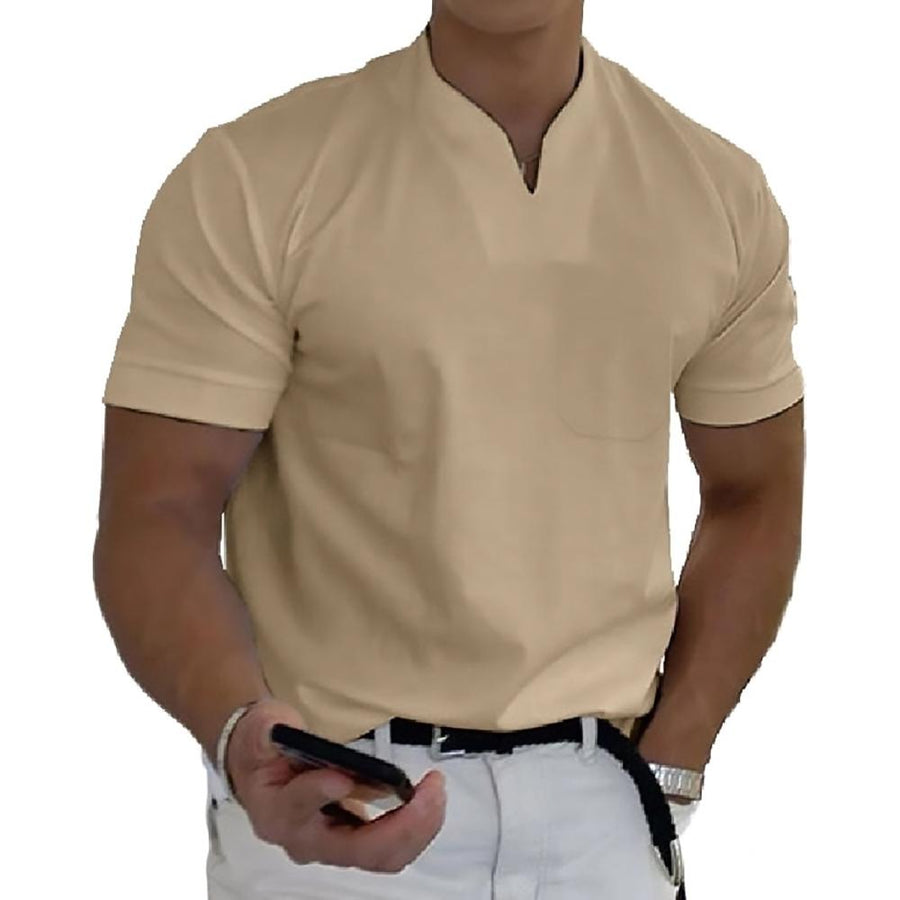 Griffon | Men's V-Neck Short Sleeve Slim Fit T-Shirt