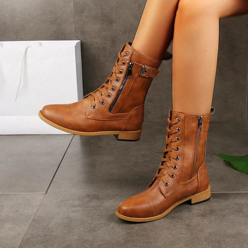 Guinevere | Women's Lace Up Ankle Boots