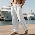 Hadeon | Men's Wide Leg Drawstring Casual Pants