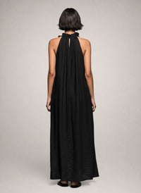 Emilia - Sleeveless Linen Blend Maxi Dress