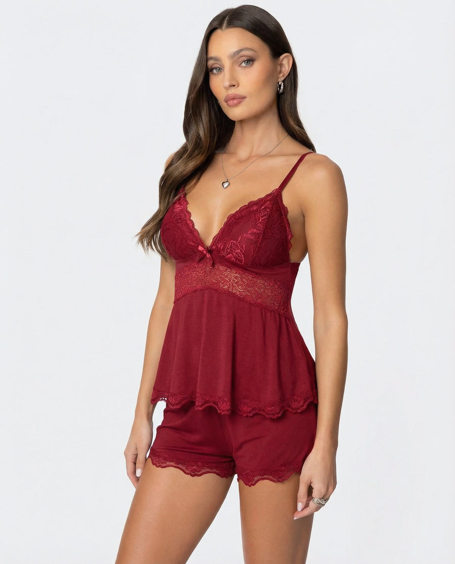 Marnie - Midnight Kiss Lace Set