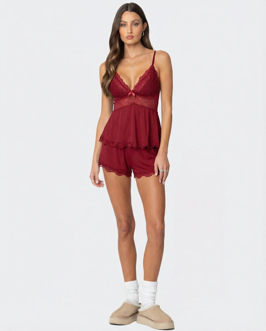 Marnie - Midnight Kiss Lace Set
