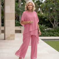 Saskia – Draped Two-Piece Palazzo Set
