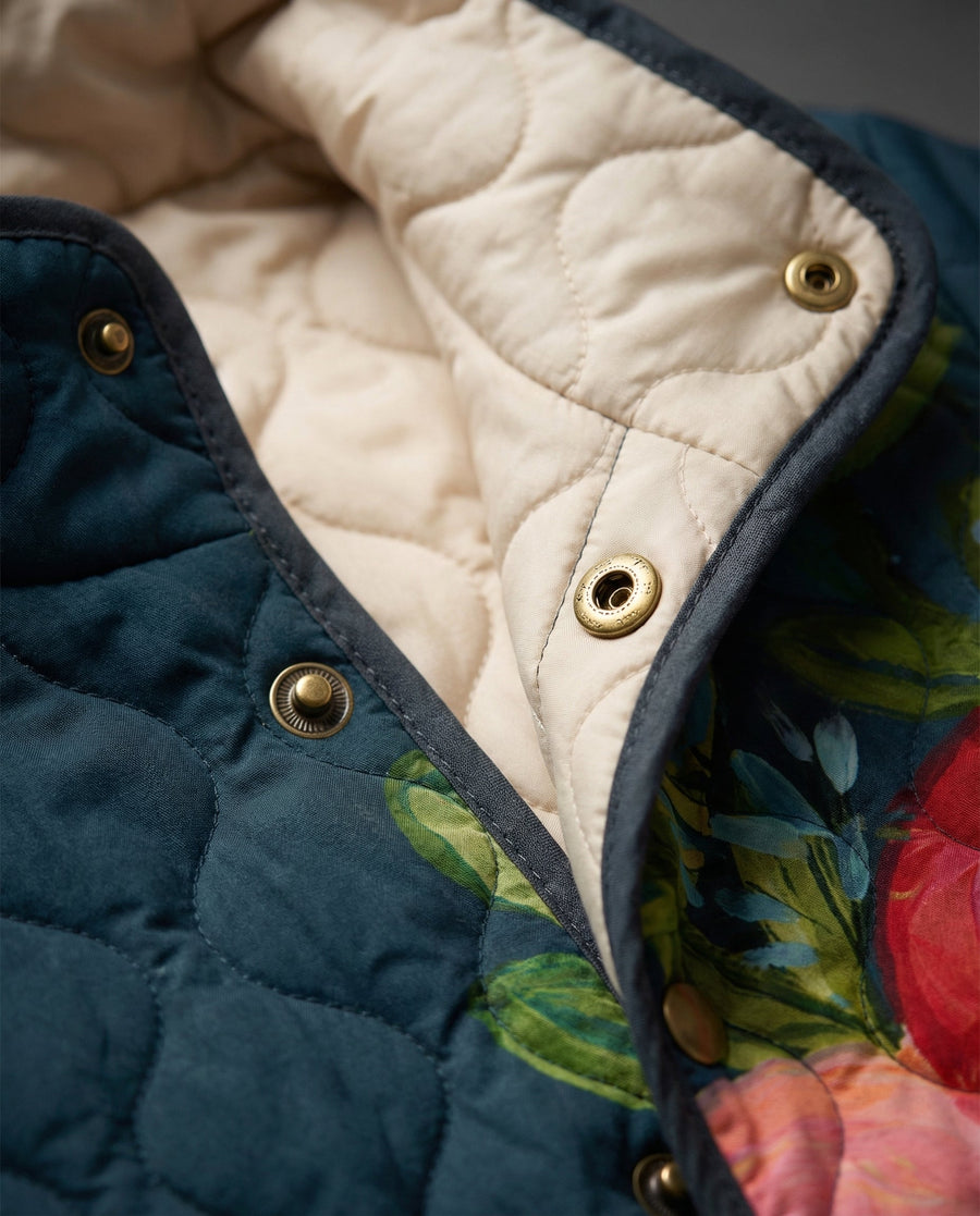 Damaris – Vintage Floral Quilted Jacket