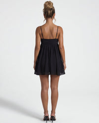 Aisha – Flowy Babydoll Mini Dress