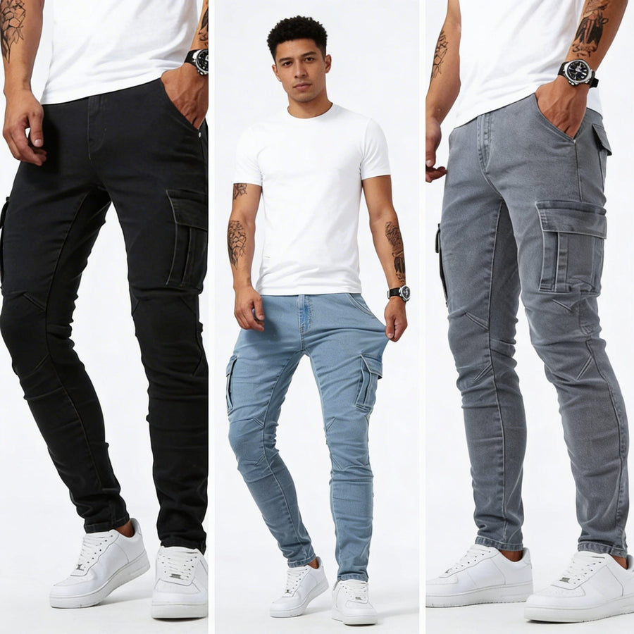 Gareth - Modern Cargo Slim Jeans