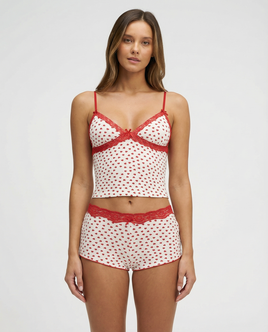 Talia - Cherry Crush Lounge Set
