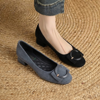 Elise - Elegant Suede Flats