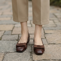 Gracie - Elegant Leather Flats