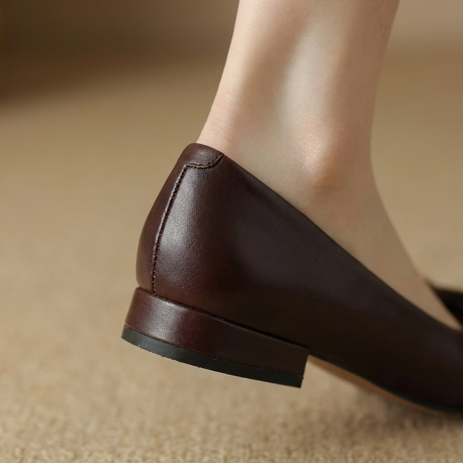 Gracie - Elegant Leather Flats