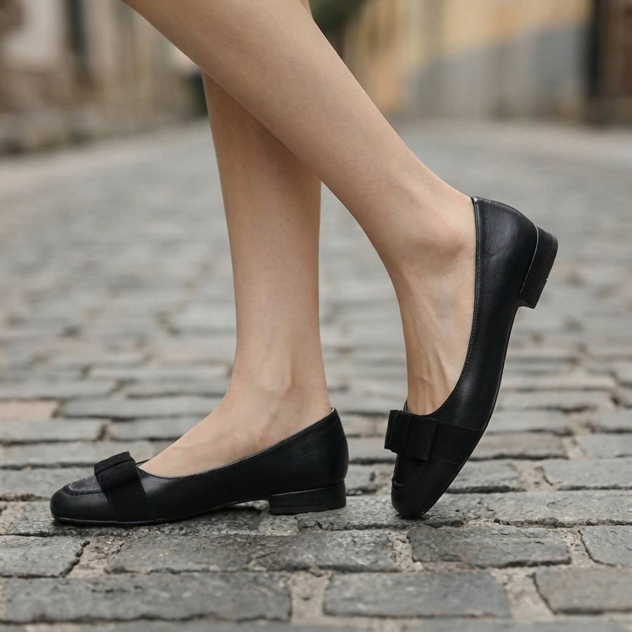 Gracie - Elegant Leather Flats
