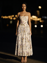 FLORAL MAXI DRESS Garden Bloom side