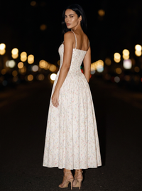 FLORAL MAXI DRESS Whisper Floral back