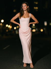SUKI MAXI DRESS Blush back