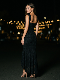 CAROL MAXI DRESS Black back