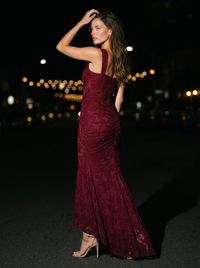 CAROL MAXI DRESS Red side