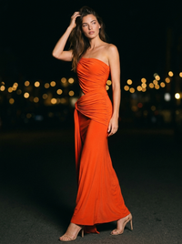 DIANA MAXI DRESS Orange side