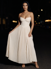 JANE MAXI DRESS Ivory side