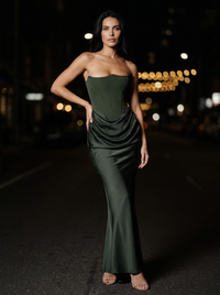KYLIE MAXI DRESS Green side