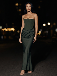 KYLIE MAXI DRESS Green back