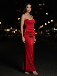 KYLIE MAXI DRESS Red side