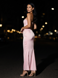 KYLIE MAXI DRESS Soft Pink back