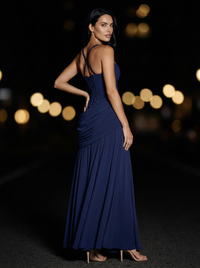 PEARL MAXI DRESS Navy side