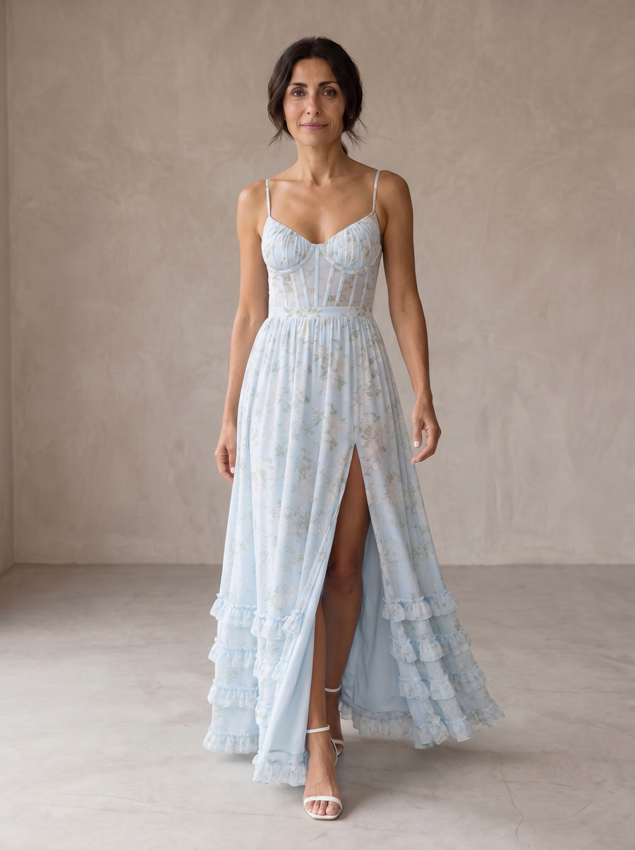 Norah – Flowing Boho Maxi Dress