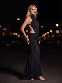 CLARA MAXI DRESS Black side