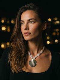 ISLAND SHELL PENDANT NECKLACE model